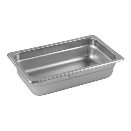WINCO 1/4 Size 2 1/2 in Steam Table Pan SPJL-402